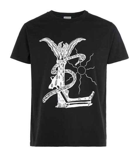 ysl st laurent mens clothing|ysl graphic tees.